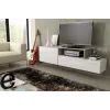 Cama TV-Schrank SIGMA 3 180 weiß/weiß glänzend + Sonoma-Eiche