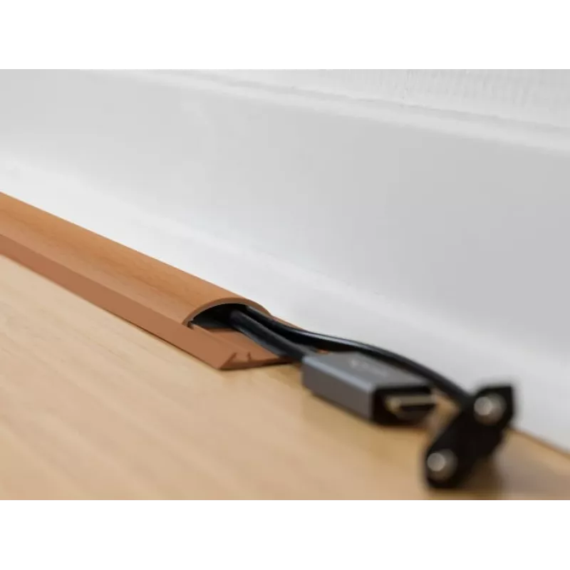 Kabelkanal DeLOCK 20731 selbstklebend 50 x 13 mm Holzoptik