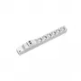 Bachmann 333.411 Stromverteilereinheit 6 AC-Steckdosen 1U Grau Silber