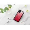 Smartphone-Hülle iKins für iPhone 11 — Pink Lake mit schwarzen Akzenten
