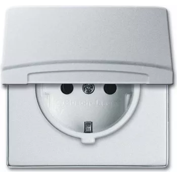 BUSCH-JAEGER SCHUKO-Steckdose IP44 20EUGK-33-101 AW44 Deckel 20EUGK-33-101 (20EUGK-33-101)