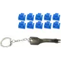 RJ45-Portblocker ShiverPeaks BS08-01034 — 1 Schlüssel, 10 blaue Sperren
