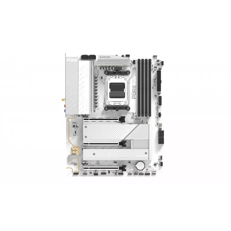 Mainboard Sapphire PURE B850A WIFI7 ATX — B850-Chipsatz, Wi‑Fi 7, DDR4-Unterstützung