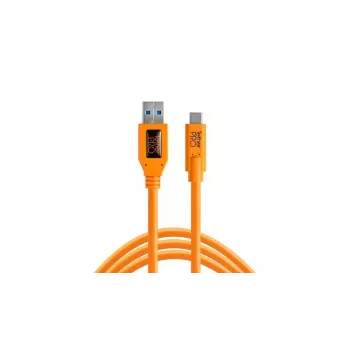 CUC3215-ORG, 4,6 m, USB A, USB C, USB 3.2 Gen 1 (3.1 Gen 1), 5000 Mbit/s, Orange