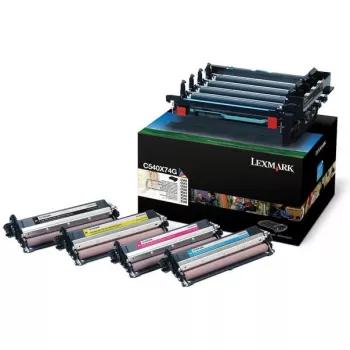 Tonerkartusche Lexmark C540X74G 3000 Seiten Schwarz Cyan Magenta Gelb