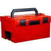 Toolbox FISCHER L-BOXX FLB 238 leer, rot/schwarz, modularer Aufbewahrungskoffer