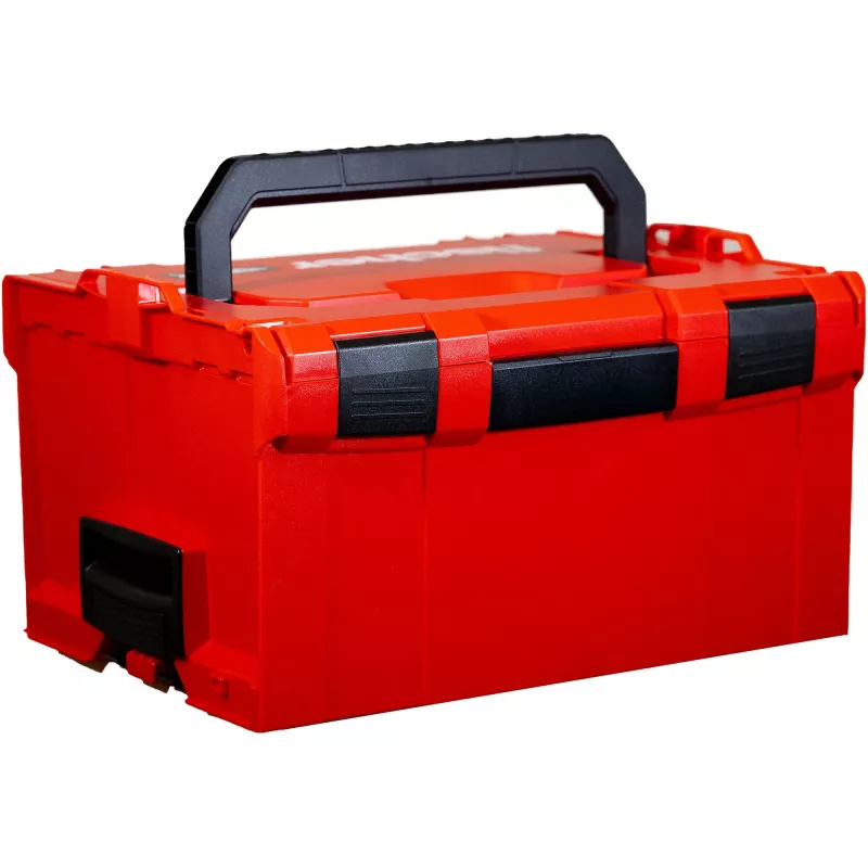Toolbox FISCHER L-BOXX FLB 238 leer, rot/schwarz, modularer Aufbewahrungskoffer