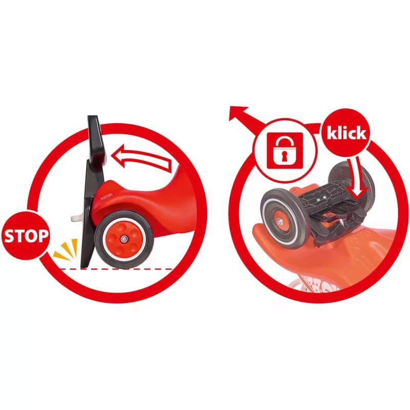 BIG Bobby Car Walker 2-in-1 Zubehör Laufen lernen