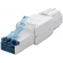 Goobay CAT 6A feldkonfektionierbarer RJ45-Stecker UTP ungeschirmt - für 5,0-8,5 mm (65941)