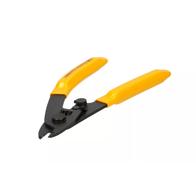 Glasfaser-Abisolierer Extralink CFS-3 für 2–3 mm, 0,9 mm und 0,125 mm Fasern, schwarz/gelb