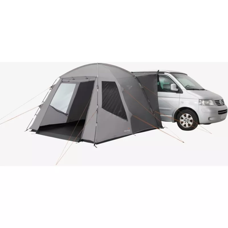 Seitenmarkise easy camp 120504 — abnehmbarer Polyester-Boden, Fiberglasstangen, Höhe 2050 mm, Gewicht 7,6 kg