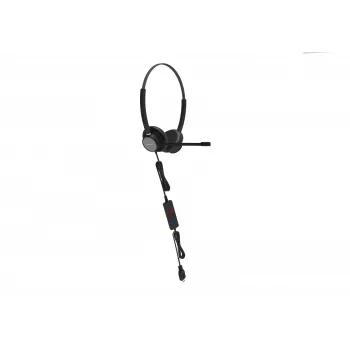 Headset Tellur Voice 420 Kabelgebundenes Headset Binaural Schwarz TLL411006