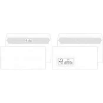 Briefumschlag MAILmedia 30003811 DIN lang weiß selbstklebend 100 g/m²