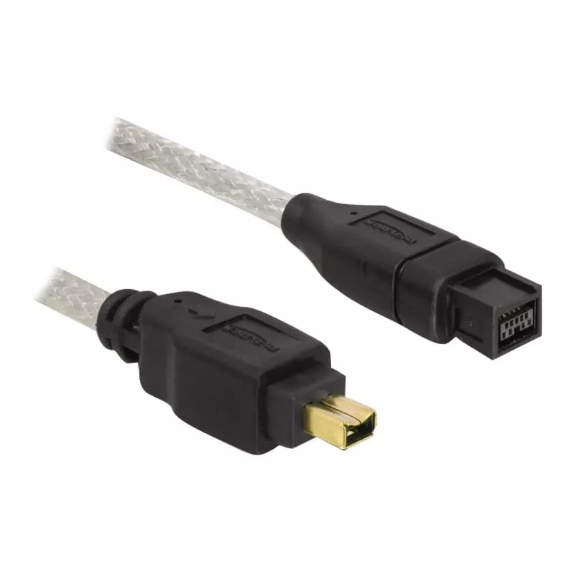 FireWire A/B-Kabel DeLOCK 82588 1,0 m Grau