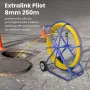 Kabeleinziehspirale Extralink EX.30905 8 mm Glasfaser-FRP-Stab, 250 m, gelb