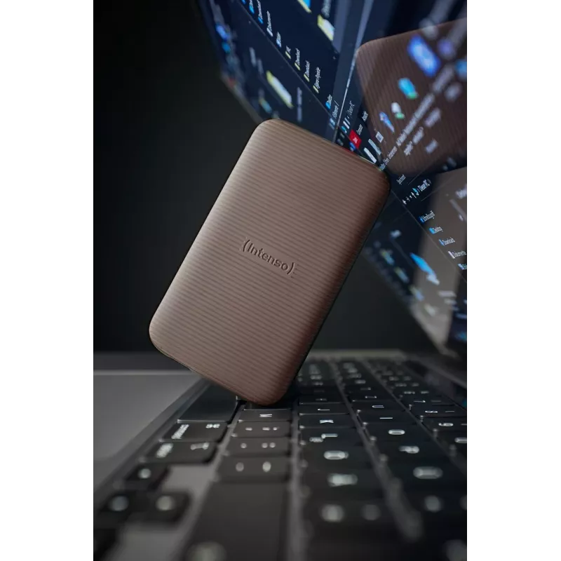 SSD-Festplatte Intenso 1 TB Extern USB Type-C 3.2 Gen 2 Braun