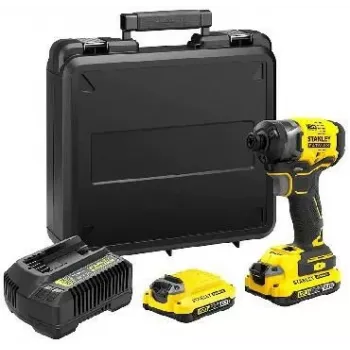 Stanley SFMCF820D2K Kraftschrauber/Schlagschrauber 2900 U/min Schwarz, Gelb