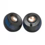 CREATIVE Pebble X 2.0 USB-C Computerlautsprecher mit einstellbarer RGB-Beleuchtung, Bluetooth 5.3, USB-Audio, bis zu 15 W RMS-Leistung für PC und Mac