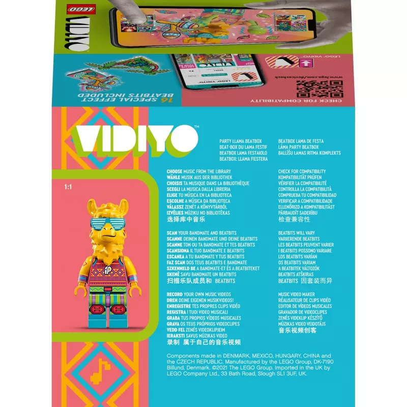 LEGO VIDIYO BeatBox 43105 Party Llama — interaktives Musik- und Tanz-Spielset