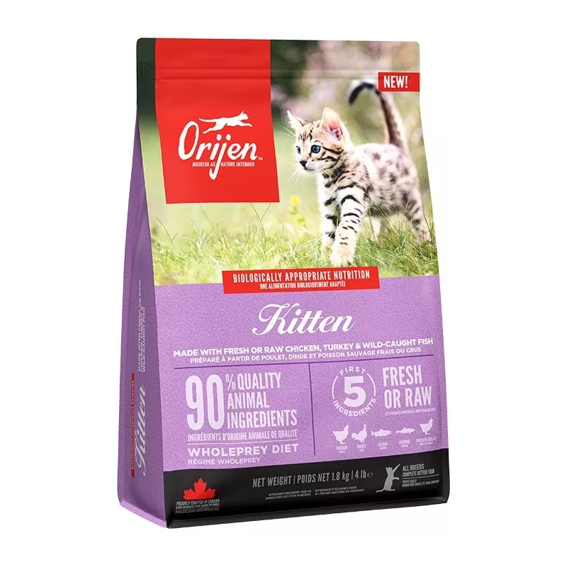 ORIJEN Kitten - Trockenfutter für Katzen - 1,8 kg