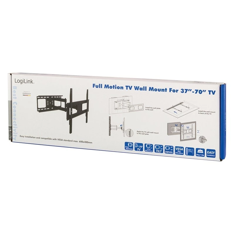 TV-Halterung LogiLink BP0028 177,8 cm (70 Zoll) Schwarz