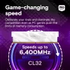 Crucial Pro OC 32GB (2x16GB) DDR5 PC5-48000C32 6400MHz Dual Channel Kit - White