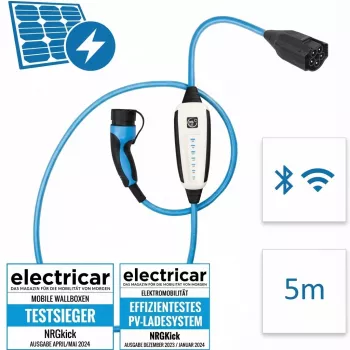 Ladekabelset NRGkick 32A 5 m mit Optimal GSM WLAN Adapter