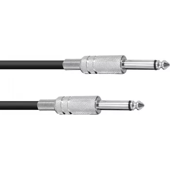 Audiokabel Omnitronic 3021050A 6,3-mm-Mono-Klinke, 1 m