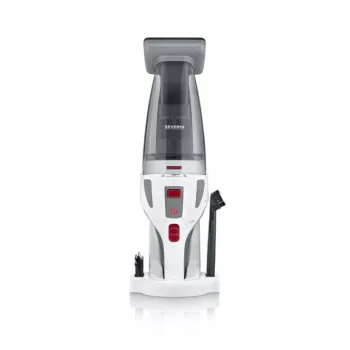 Severin HV 7146 Stabstaubsauger/Elektrobesen Akku Trocken & Nass UltraFine 120 W Grau, Rot, Weiß 2,2 Ah