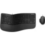 Microsoft Ergonomic Desktop Tastatur Maus included Office USB QWERTY Nordic Schwarz (RJU-00009)