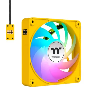 Thermaltake CT120 EX ARGB 120 mm Gelb 3er-Pack Gehäuselüfter