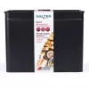 Brotkasten Salter BW124581EU7 Kuro-Stahldesign – Aufbewahrung aus Edelstahl für Brot und Backwaren