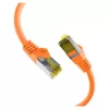 RJ45 Patchkabel Cat.6A S/FTP LSZH Cat.7 Rohkabel orange