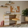 KUBA Schreibtisch Artisan-Eiche/weiß Set