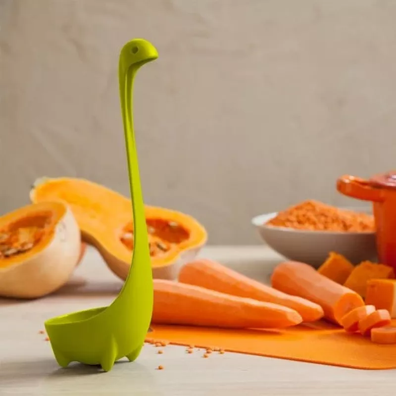 Ladle Ototo Design Nessie Grün Länge 80 mm Breite 88,9 mm Höhe 243,8 mm