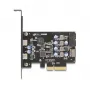 PCI Express x4 Karte DELOCK 90345 mit 2 externen USB Type-C Anschlüssen
