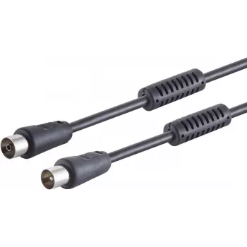 Koaxiales Antennenkabel ShiverPeaks 80203-128-2.5S — 2,5 mm, 100 dB, schwarz