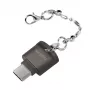 USB-C auf microSD-Kartenleser als Schlüsselanhänger