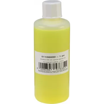 Stempelkissenfarbe EUROLITE UV-aktiv Transparent Gelb 100 ml