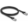 Netzwerkkabel DeLOCK RJ45 Cat.6A 1m Schwarz