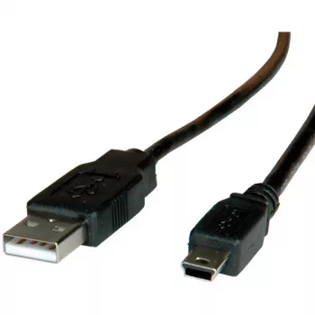 ROLINE USB 2.0 Kabel, Typ A - 5-Pin Mini 0,8m (11.02.8708)