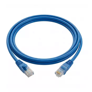 Netzwerkkabel Telegärtner MP8 FS 600 LSZH-0,5 blau 0,5 m