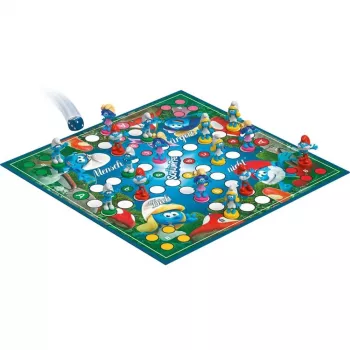 Schmidt Spiele Die Schlümpfe Klassisches Mensch-ärgere-dich-nicht-Brettspiel