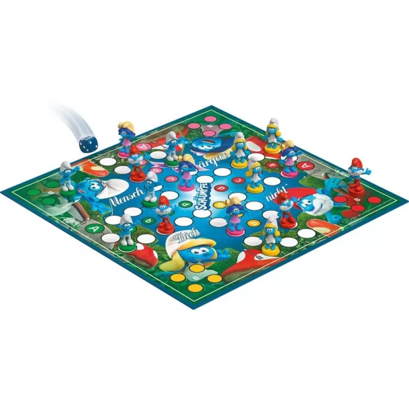 Schmidt Spiele Die Schlümpfe Klassisches Mensch-ärgere-dich-nicht-Brettspiel