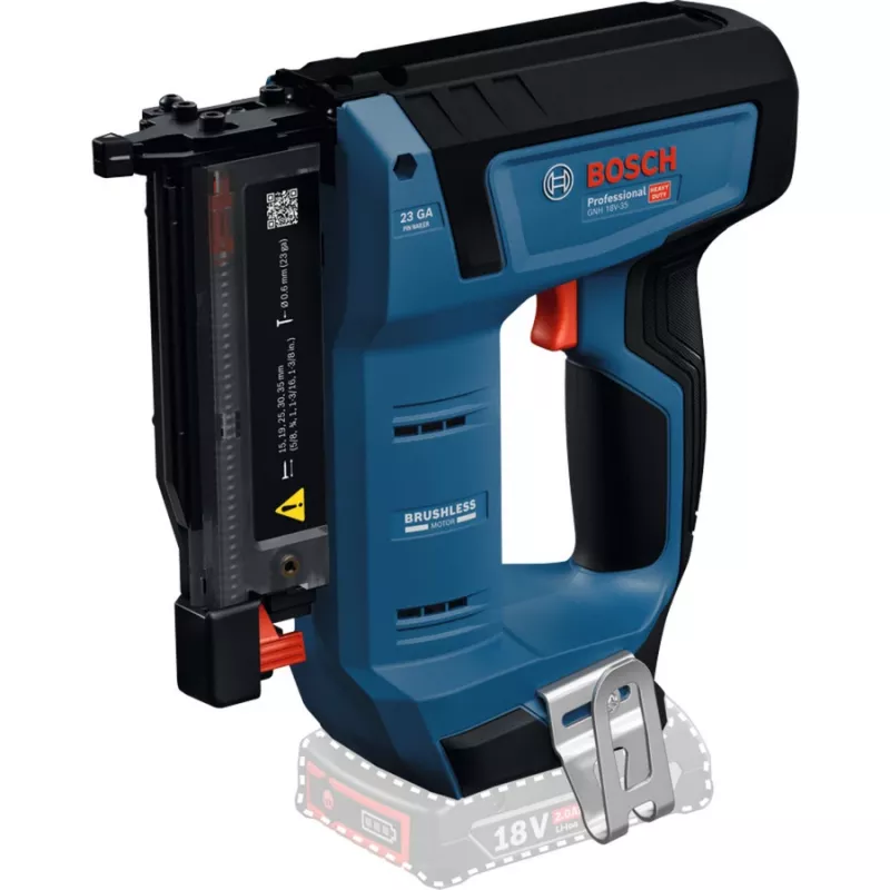 Battery-Holznagler GNH 18V-35 Professional solo, 18Volt (Blau/Schwarz, ohne Akku und Ladegerät, in L-BOXX)