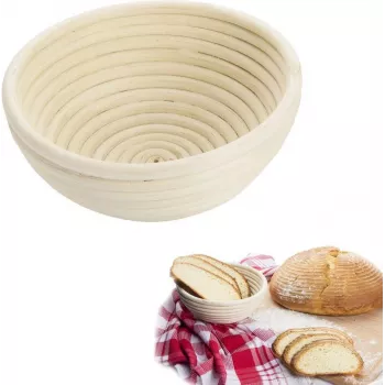 Gärkorb Westmark 32082270, rund Rattan, Höhe 8 cm, Durchmesser 17,5 cm