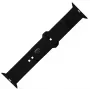 Silikon-Armband-Set FIXED FIXSST2-434-BK für Apple Watch 42/44/45mm – schwarz, festes Sportdesign