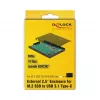 SSD-Gehäuse DeLOCK 42609 Schwarz M.2