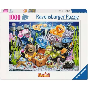Ravensburger Puzzle 12001427 – 1000 Teile, Cartoons, empfohlen ab 14 Jahren