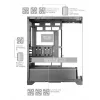 TACENS Mars Gaming MCPRISMA Midi-Tower PC-Gehäuse, Schwarz, gehärtetes Glas, unterstützt ATX/Micro-ATX/Mini-ITX, 2x 3,5-Zoll + 2x 2,5-Zoll Schächte